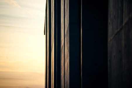 Backlit Berlin Building