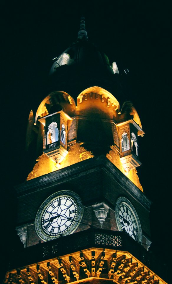 Architecture Building Clock