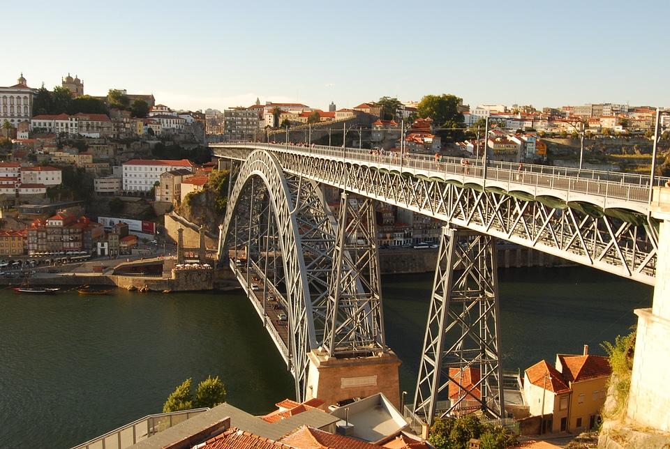 Iron bridge porto portugal