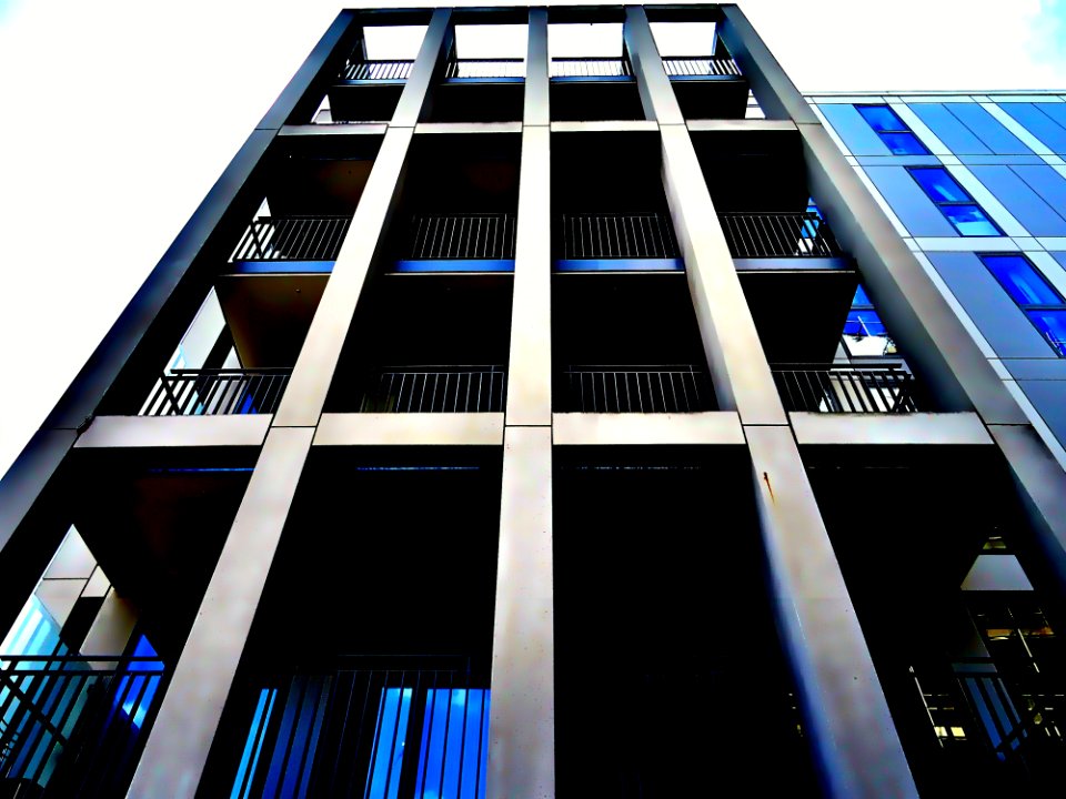 Architecture Balconies Building