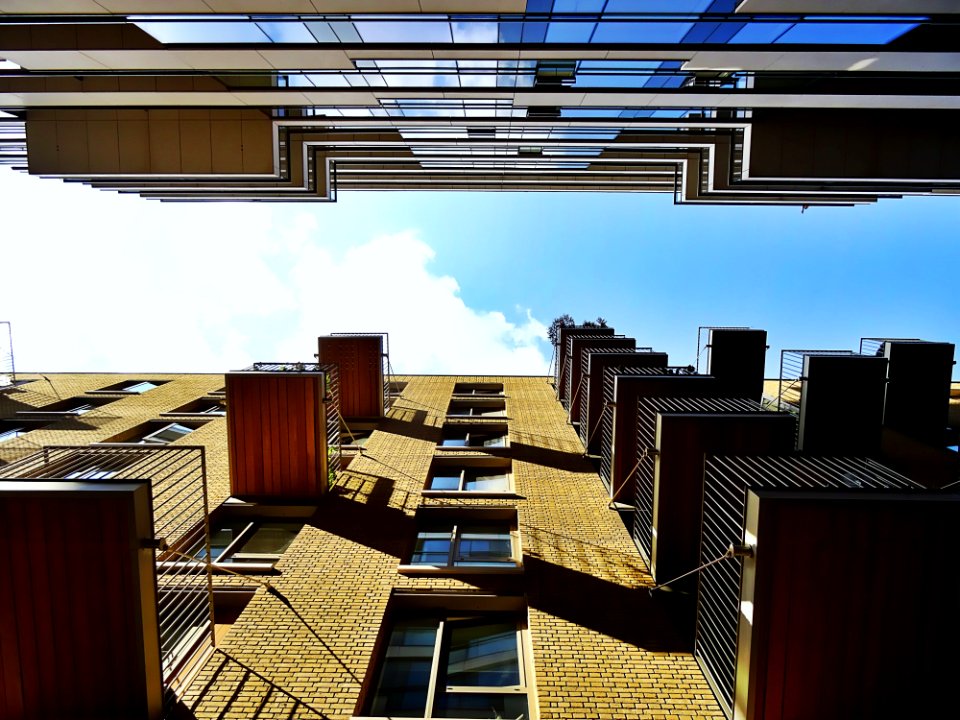 Architecture Balconies Buildings