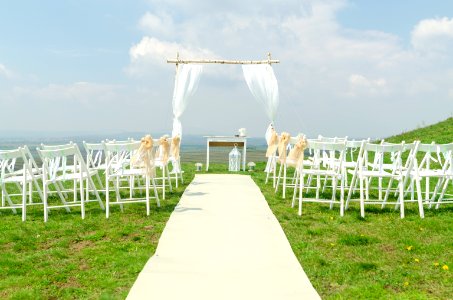 Chairs Cloth Clouds photo