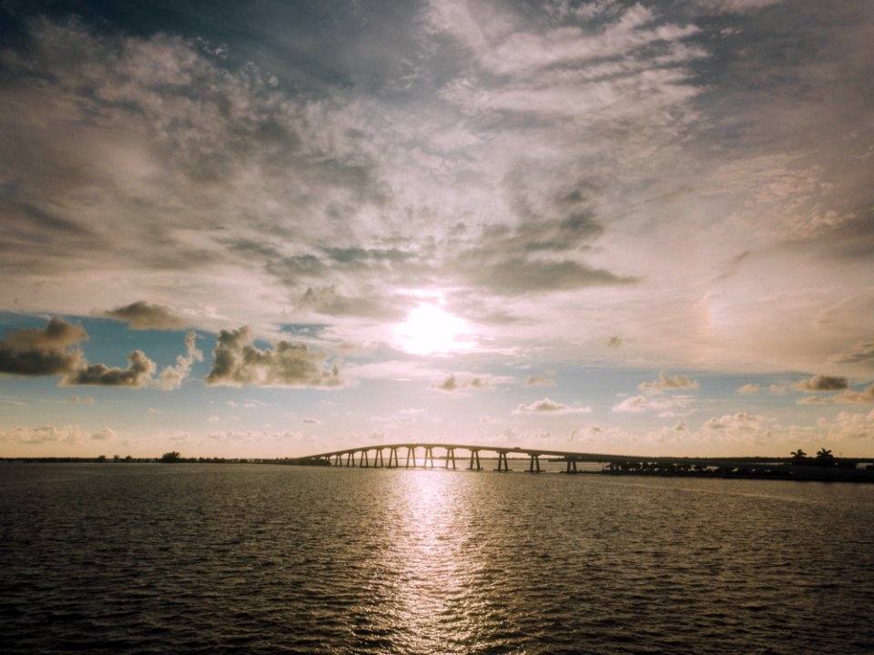 Beach Bridge Cloud