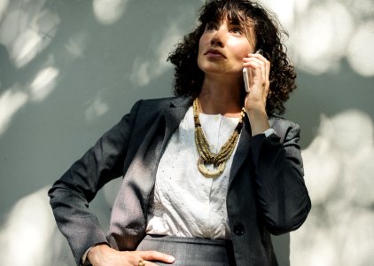 Adult Calling Cellphone