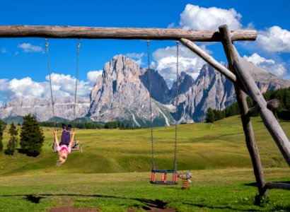 Child Clouds Enjoyment