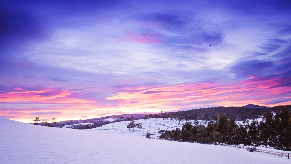 Clouds Cold Dawn photo