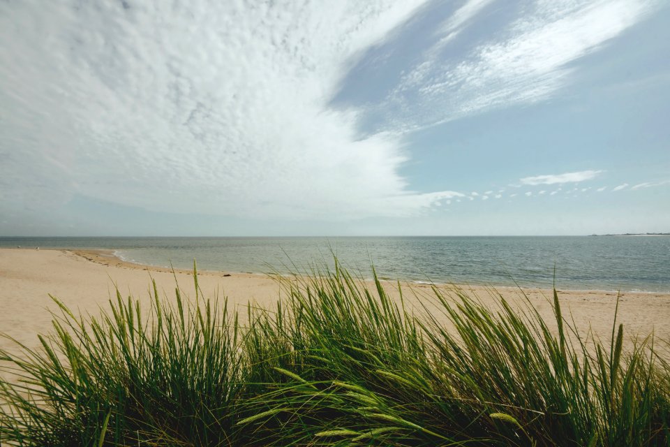 Clouds Grass Idyllic