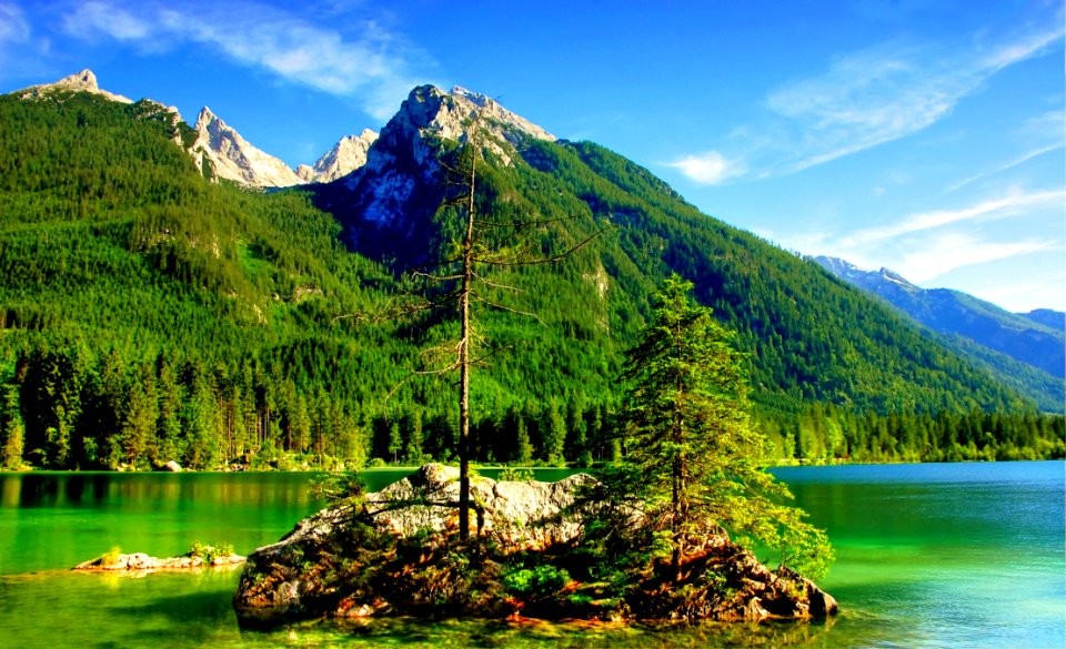 Alps Blue Clouds