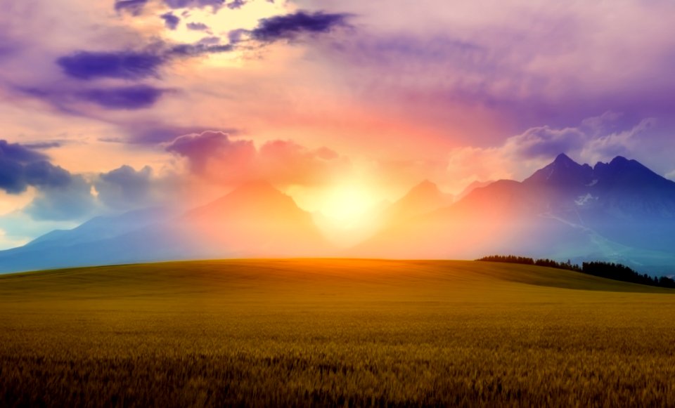 Bright Clouds Country