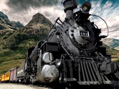 Close-up Engine Landscape