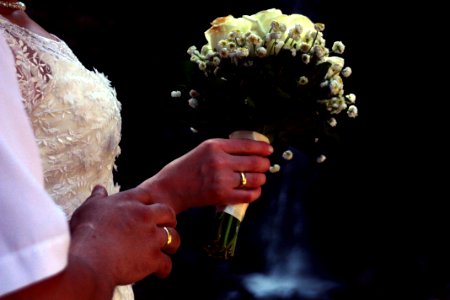 Blur Bouquet Bride