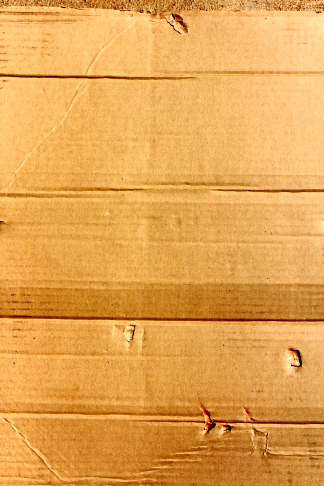 Brown Cardboard Close-up