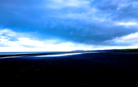 Beach Clouds Cloudy photo