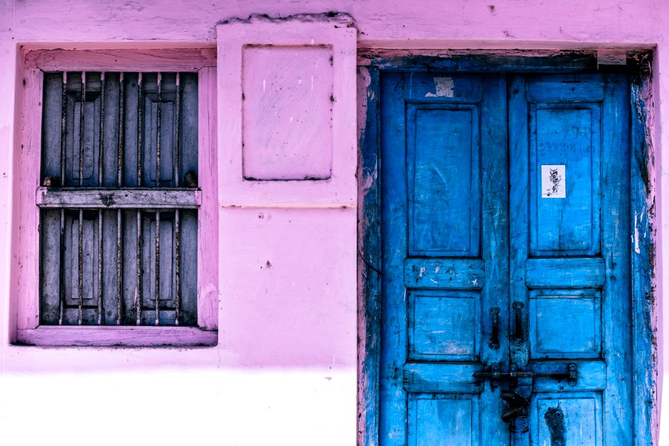 Aged Blue Bright