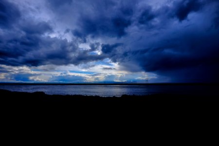 Beach Clouds Cloudy photo