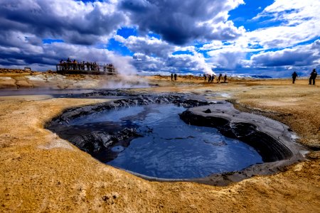 Clouds Eruption Geothermal