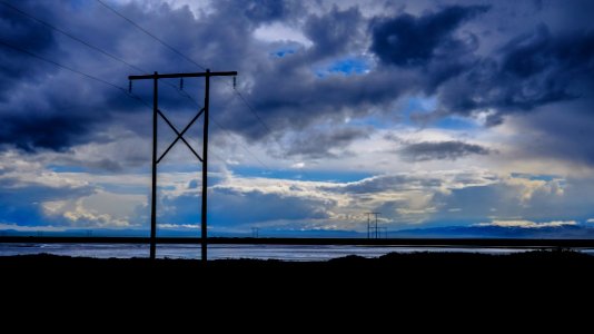 Backlit Clouds Electric photo