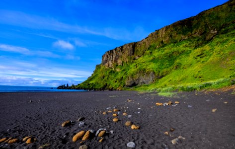 Beach Blue Cliff