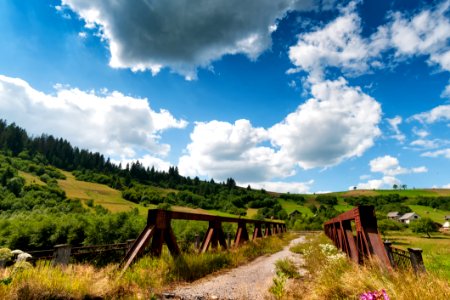 Beautiful Bridge Carpathian