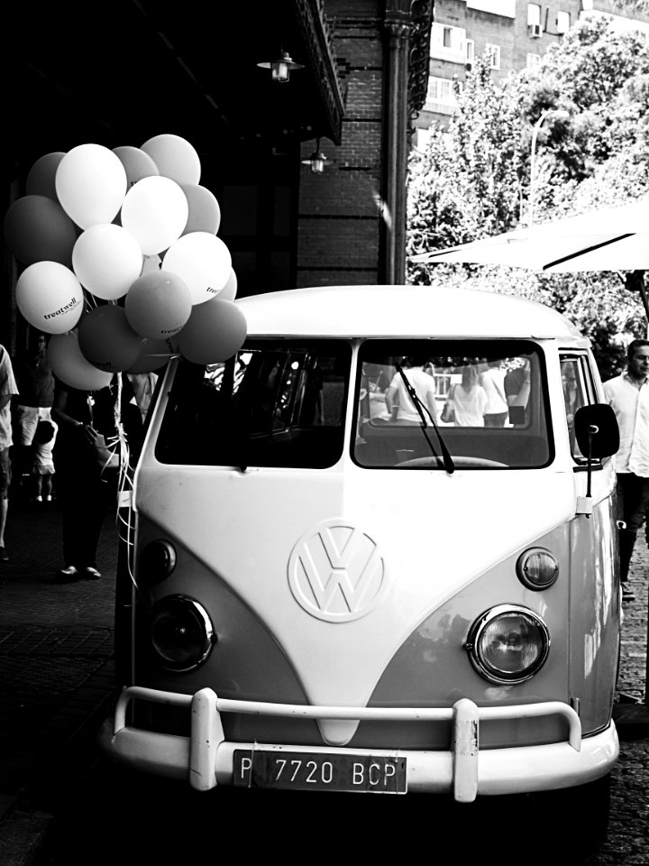 Automotive Balloons Black-and-white