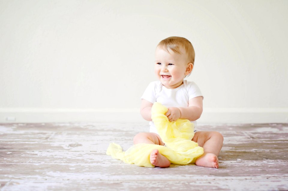Adorable Baby Cheerful
