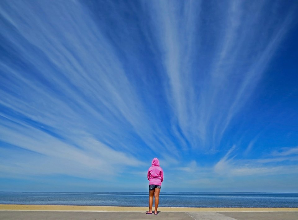 Beach Beautiful Clouds
