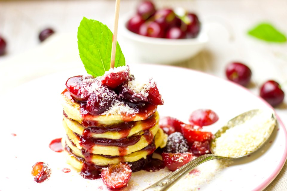 Berries Breakfast Cherries