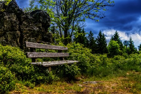 Bench Clouds Cloudy