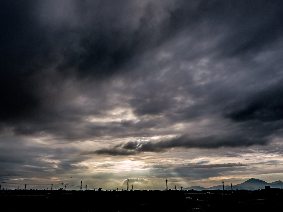 Cloud sunset light