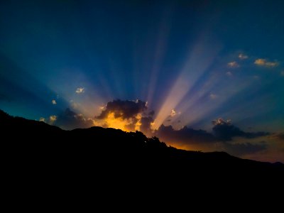 Beam Clouds Dawn
