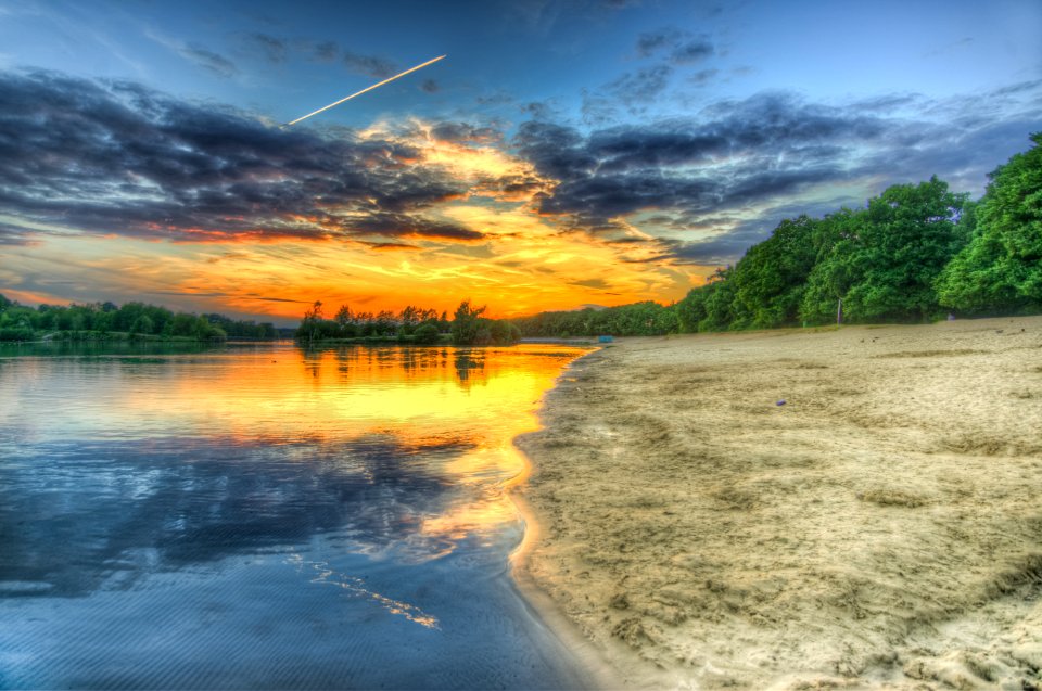 Beach Clouds Dawn