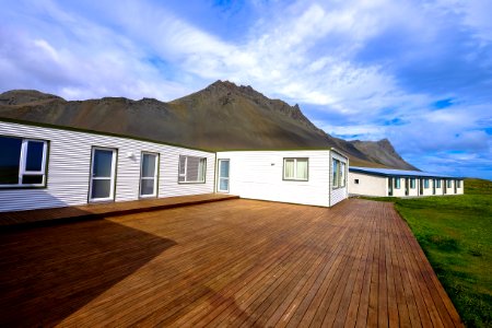 Architecture Bungalow Clouds photo