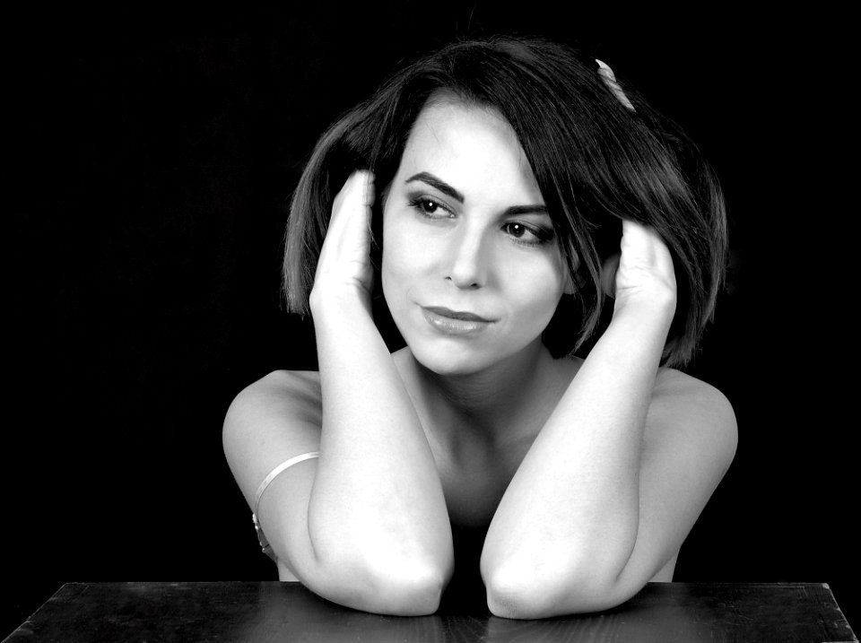Beautiful Beauty Black-and-white
