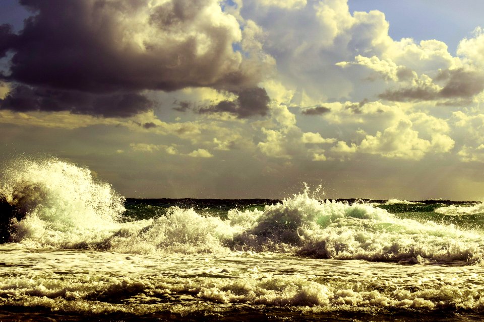 Sea Sky Wave Body Of Water