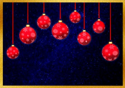 Red Space Still Life Photography Christmas Decoration
