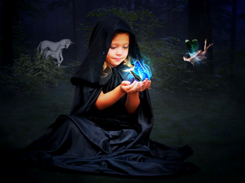 Darkness Phenomenon Girl Black Hair