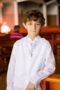 Boy Dress Shirt Suit Formal Wear photo