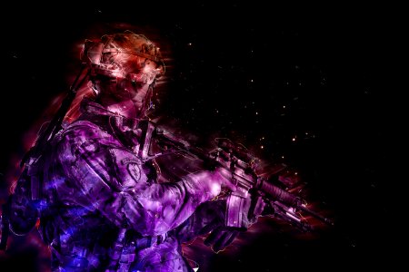 Purple Darkness Computer Wallpaper Special Effects