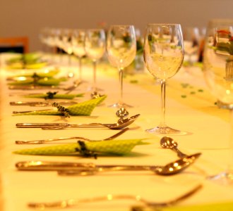 Yellow Tableware Stemware Wine Glass photo