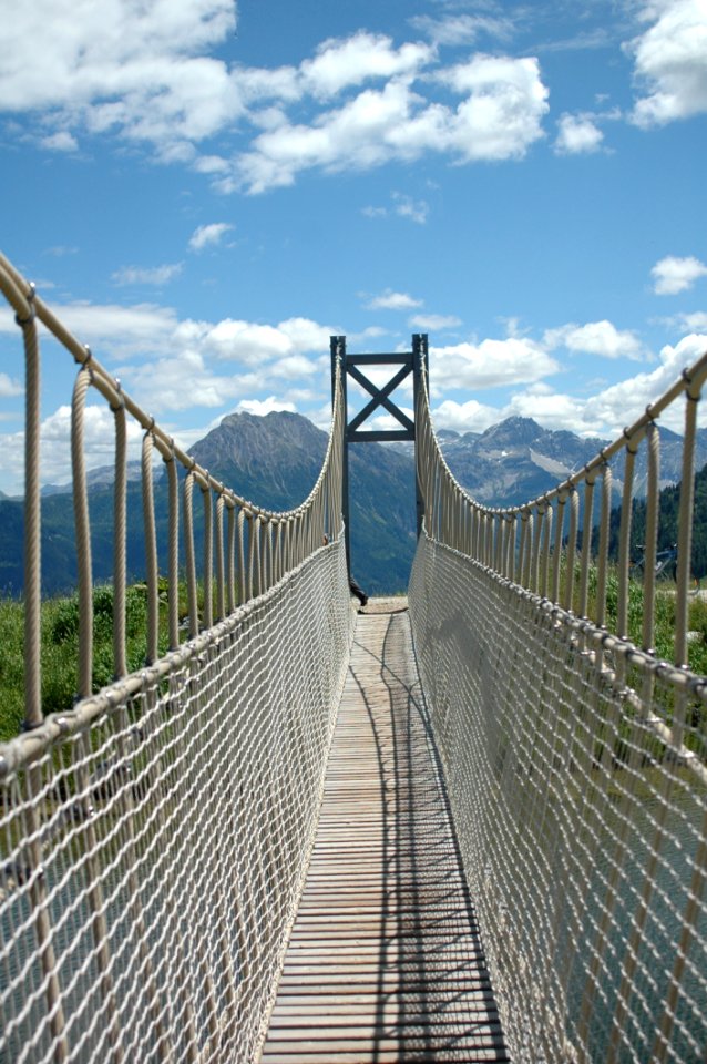Bridge Suspension Bridge Sky Fixed Link