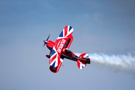 Red Sky Airplane Air Racing