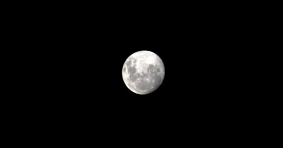 Moon Black Night Atmosphere photo