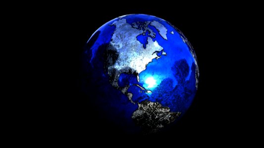 Planet Earth Globe Atmosphere photo