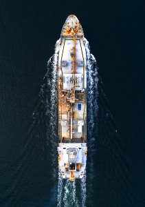 Boat Aerial View photo