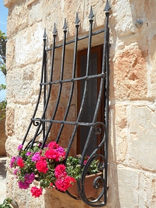 Atmosphere window grilles wrought iron photo