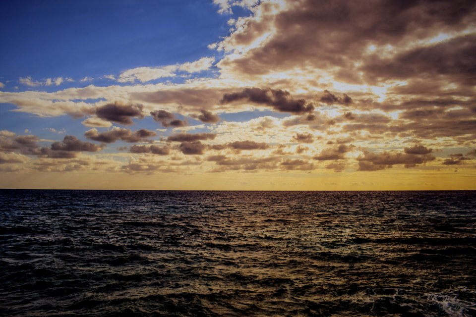 Sea Sky Horizon Ocean