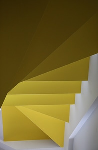 Yellow modern loft photo