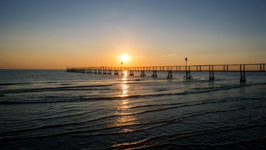 Sea Horizon Pier Ocean photo