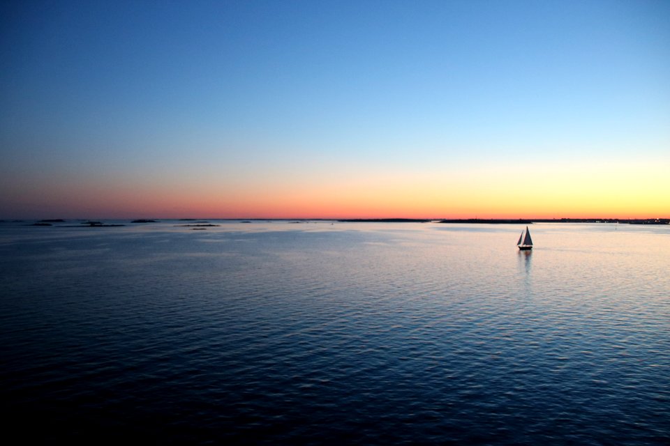 Horizon Sky Water Calm