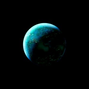 Planet Turquoise Atmosphere Earth photo